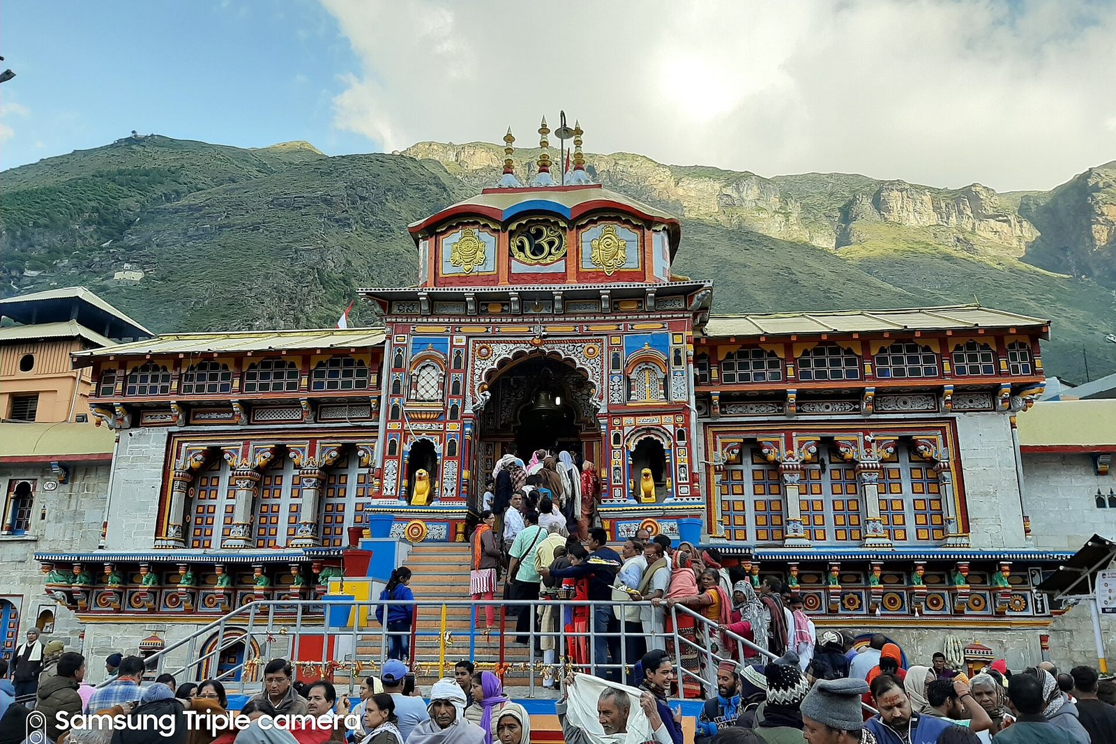 Badrinath Mandir on 20 June 2019